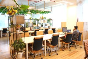Travailler dans un espace de coworking