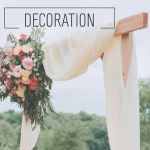 Pourquoi louer des décorations de mariage