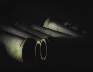 Canalisation-bouchée